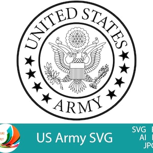 US Army Svg | Silhouette and Cricut Svg | Military T-Shirt Clipart | US Army Mug Svg |US Army Silhouette Svg |Cricut cut file