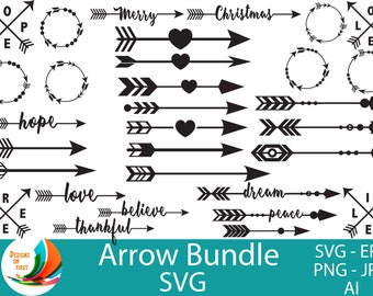 Arrow SVG | Cut File Arrows | Arrow Clip Art | Cricut Arrow Svg | Arrow Svg Clip Art | Vector Arrows