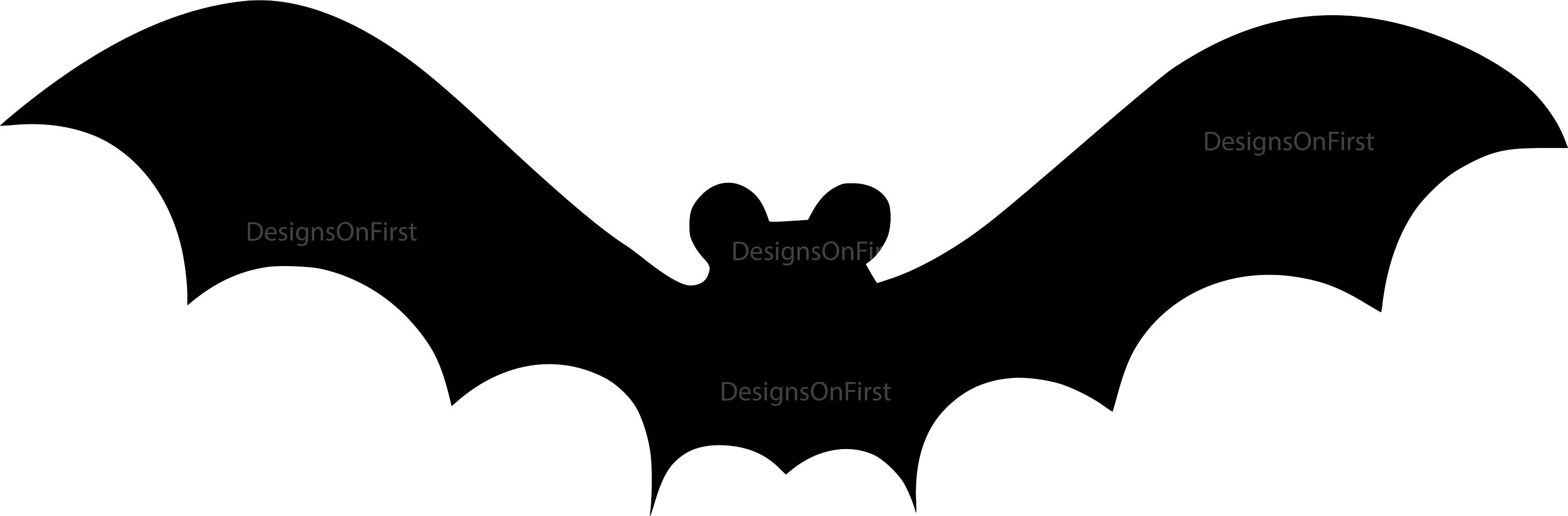 Halloween Spooky Bats SVG Bats Clip Art Bats Cricut and Etsy