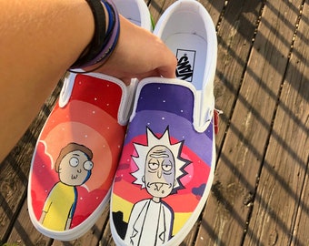 rick and morty vans shoes