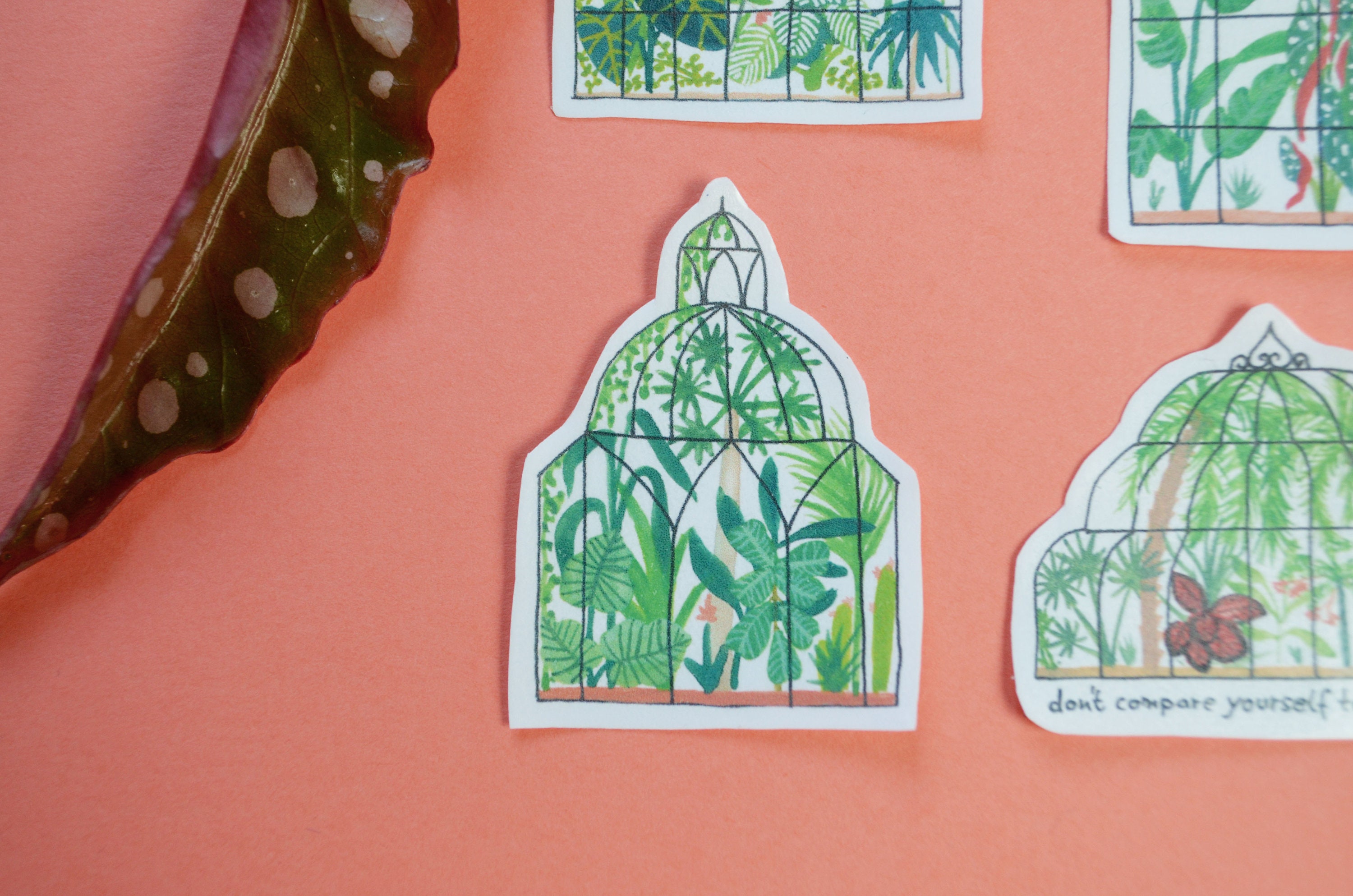 Greenhouse Sticker Pack Etsy
