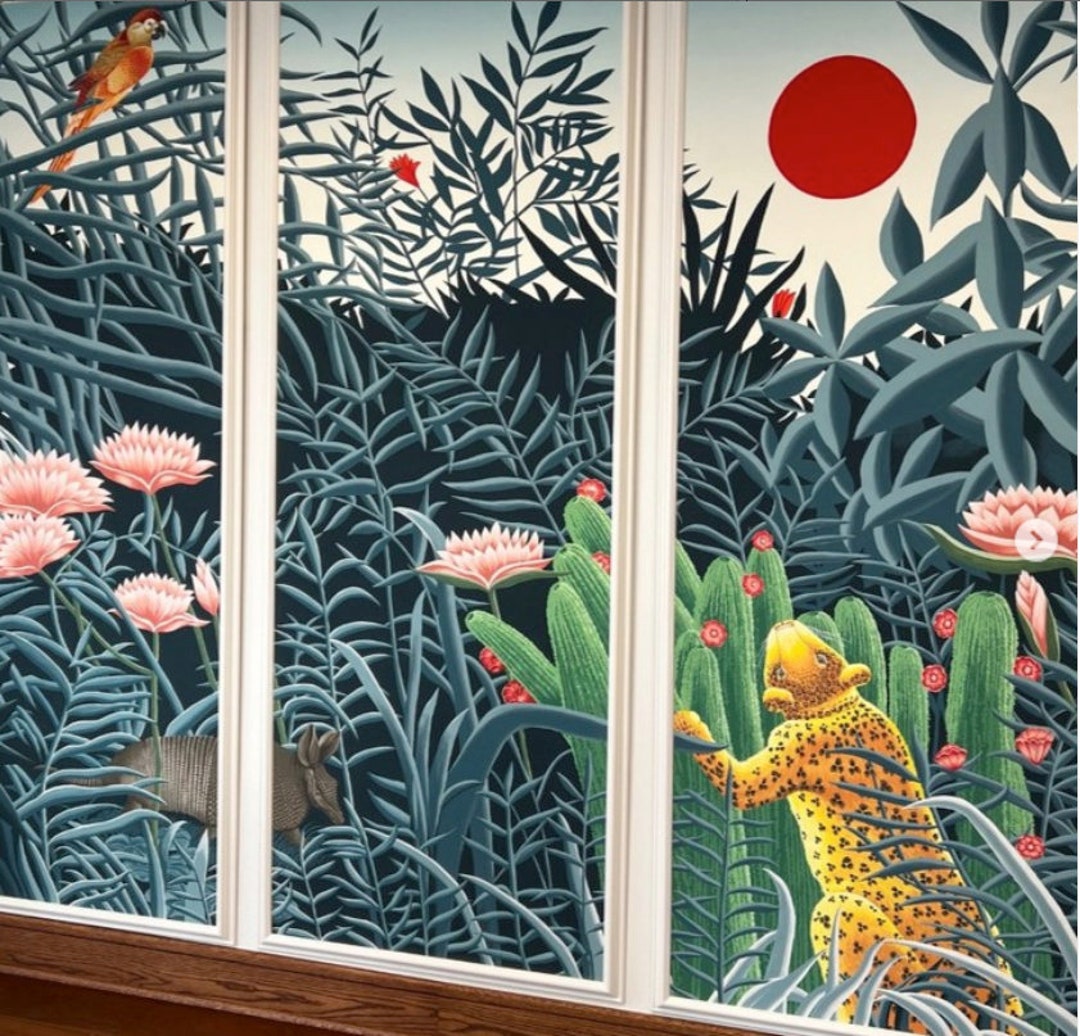 Rousseau, Jungle Wallpaper , Hand Painted Panoramic Wallpapers Reserved