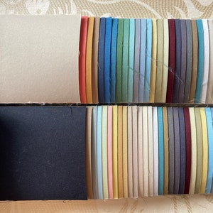 Ground color chart---Dyed silk color chart---metallic wallpaper color chart