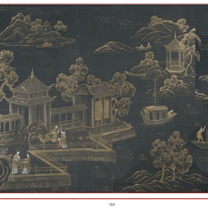 50&quot; *70&quot; ----hand-painted chinoiserie panels-Courts--- ---panels in stock for arrange shipping immediately