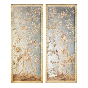 30&quot; *60&quot;, Unframed handpainted   wallpaper-----chinoiserie wallpaper---( no frame)