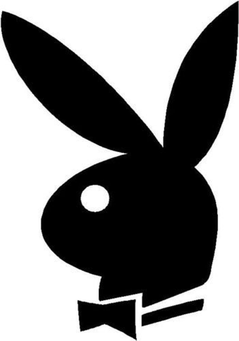 Download Playboy Bunny Die Cut Car Decal Sticker Rabbit Bowtie | Etsy