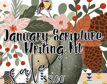 January 2024- Scripture Writing