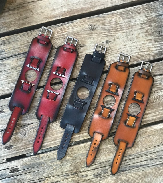 Apple Watch Leather Band Etsy