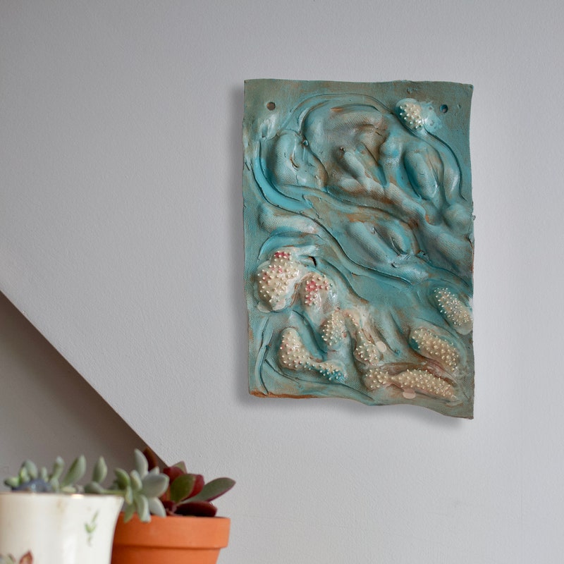 Ceramic Wall Art Abstract Etsy — free download