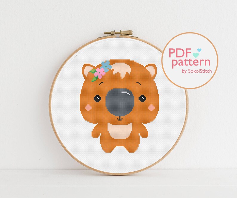 Set of 4 Australian animal cross stitch PDF Patterns Koala Etsy