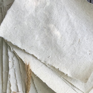 Handmade paper sheets