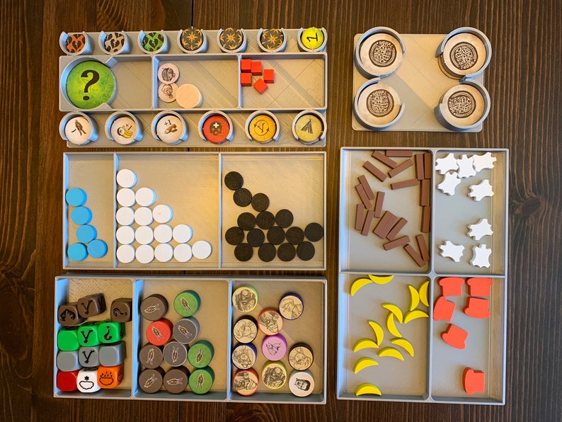 Robinson Crusoe Board Game Organizer Insert STL Files Etsy