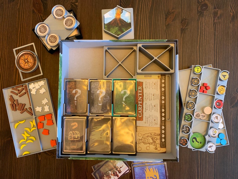 Robinson Crusoe Board Game Organizer Insert STL Files Etsy