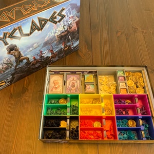 Cyclades Board Game Organizer Insert with Titans Expansion (STL Files)