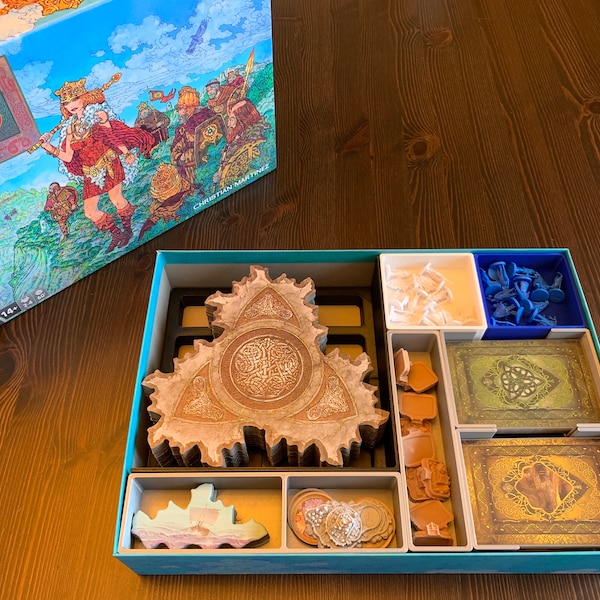 Inis Board Game Organizer Insert with Seasons of Inis Expansion (STL Files)