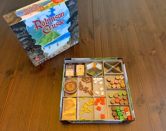 Robinson Crusoe Board Game Organizer Insert (STL Files)
