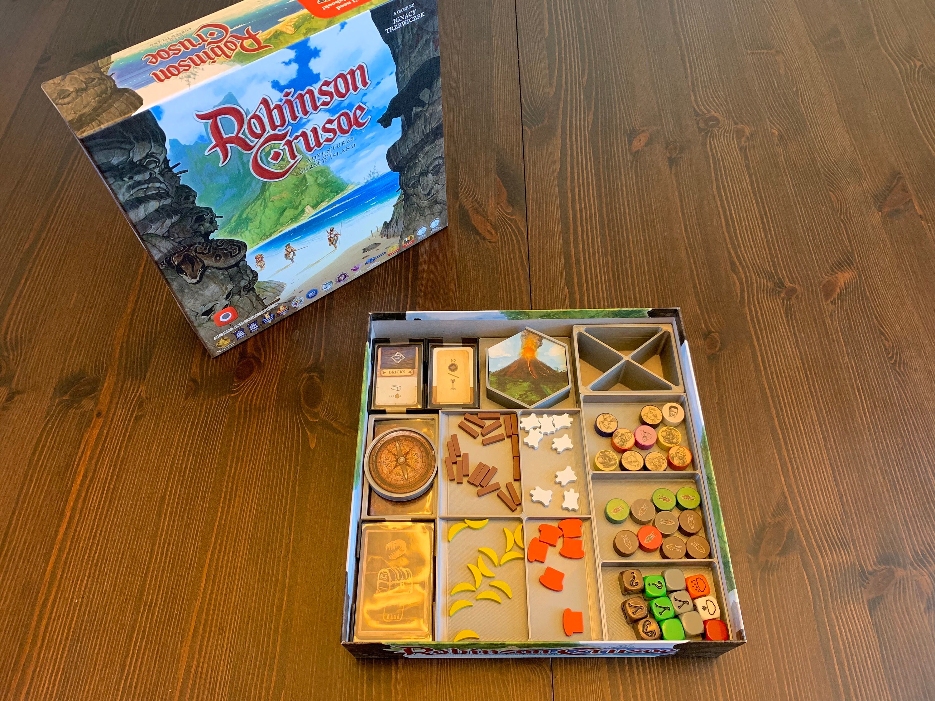 Robinson Crusoe Board Game Organizer Insert STL Files Etsy