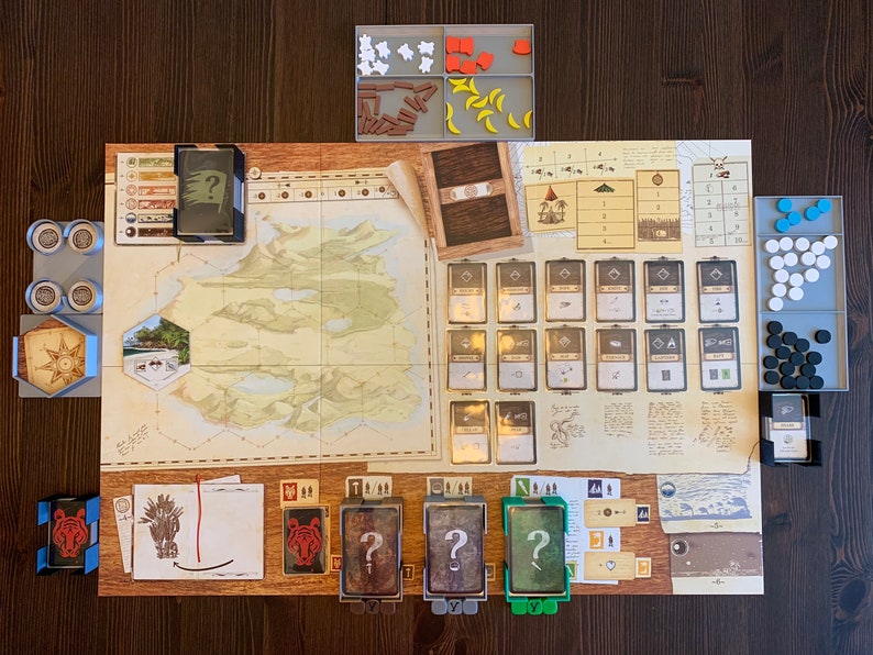 Robinson Crusoe Board Game Organizer Insert STL Files Etsy