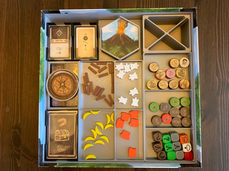 Robinson Crusoe Board Game Organizer Insert STL Files Etsy
