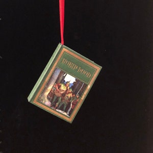 Robin Hood Miniature Book Christmas Ornament