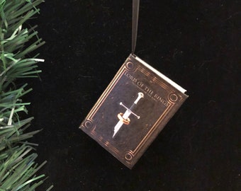 Lord of the Rings Miniature Book Christmas Ornament