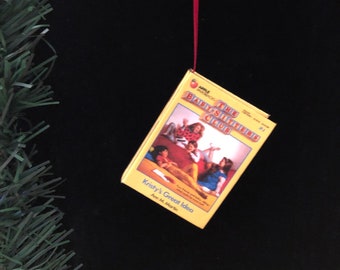 Miniature Babysitters Club Ornament – Retro Book Christmas Tree Decoration for Readers & 80s/90s Nostalgia