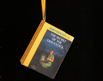Nancy Drew Secret of the Old Clock Miniature Book Christmas Ornament