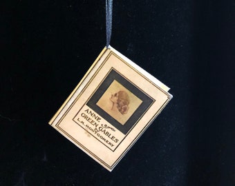 Anne of Green Gables Miniature Book Ornament – Gift for Book Lovers, Teachers, Librarians
