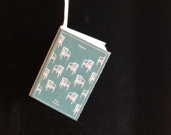 Miniature Jane Austen Emma Ornament – Openable Book Christmas Decoration – Literary Gift for Classic Novel Lovers