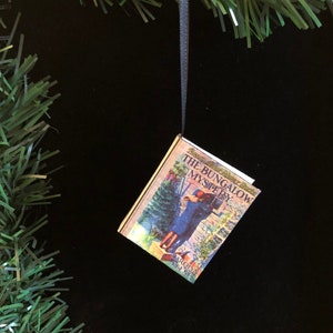 Nancy Drew's The Bungalow Mystery Miniature Book Christmas Ornament