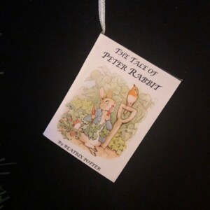 The Tale of Peter Rabbit Miniature Book Christmas Ornament - Etsy