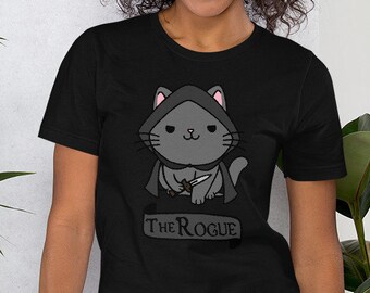 The Rogue DnD Cat Shirt | Dungeon Master Gift for Cat Lovers