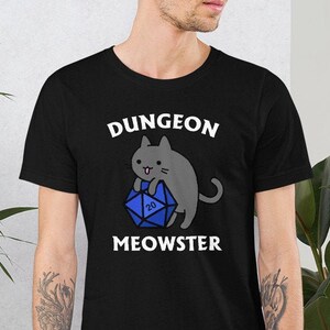 Dungeon Meowster Shirt | Funny Dnd Dungeon Master Gift for Cat Lovers