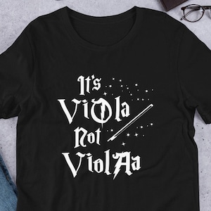 It&#39;s Viola not ViolAa | Viola Alto Clef Gift | Music Teacher Shirt