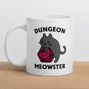 Dungeon Meowster DnD Cat Mug | Dungeon Master Gift