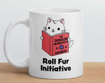 Roll For Initiative DnD 猫マグ | ダンジョン マスター ギフト