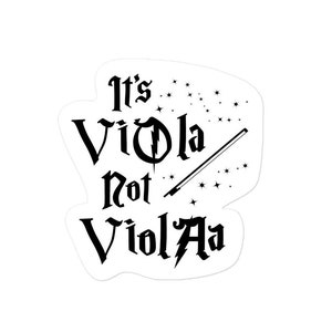 It&#39;s Viola not ViolAa Sticker | Viola Alto Clef Gift | Music Teacher Gift