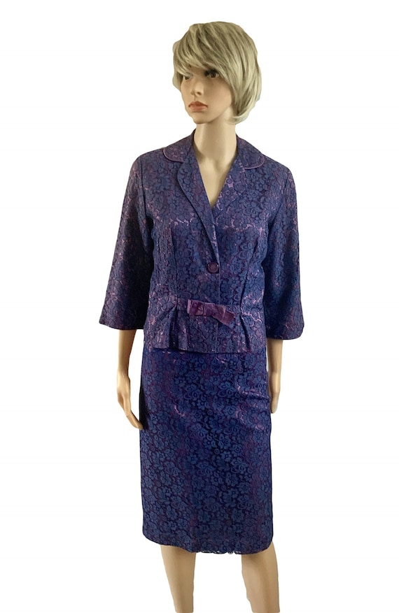 50's Purple Wiggle Suit