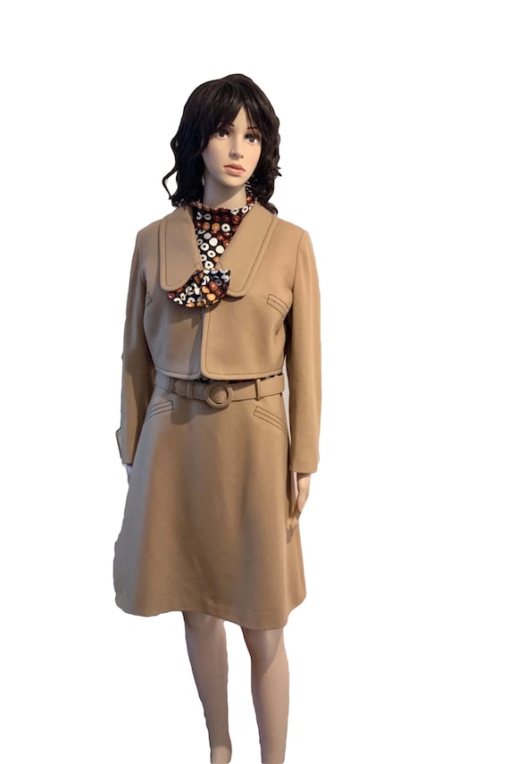Vintage 60s Mod. 60s Mod Dress. 60s Jacket. Womens