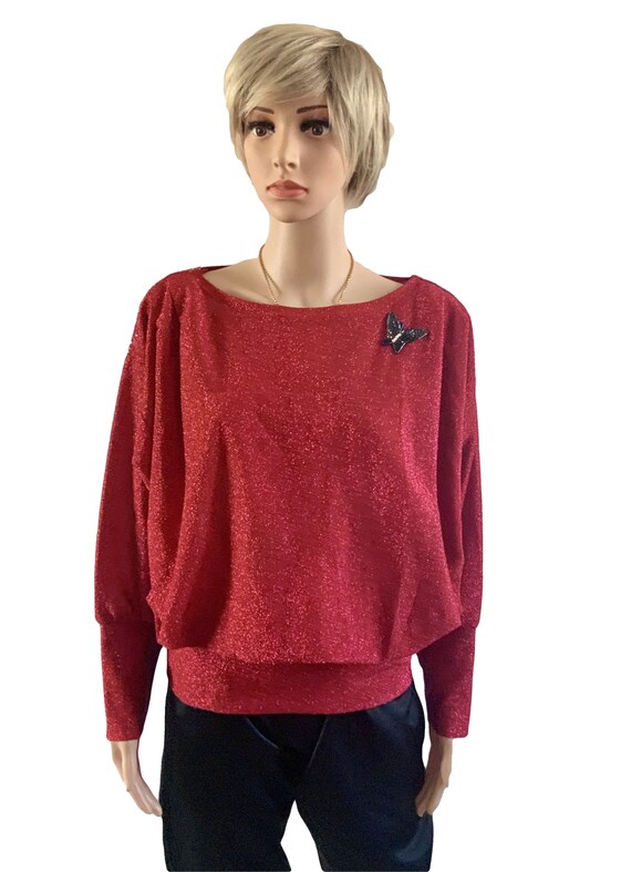 batwing sparkly top