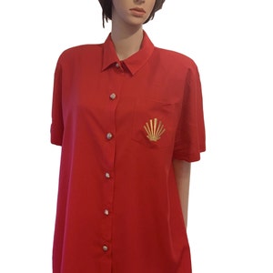 Vintage women/'s oversized blouse top Rushcliffe from the late 70s and early 80s