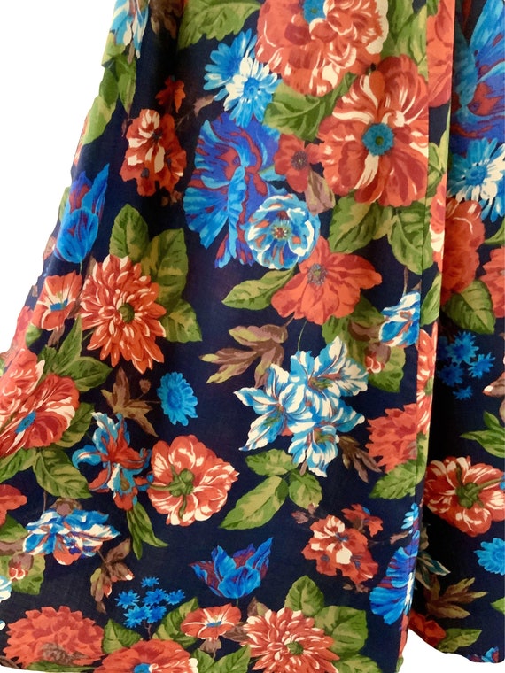 Liberty Print Poodle Skirt Floral Skirt 80s Skirt
