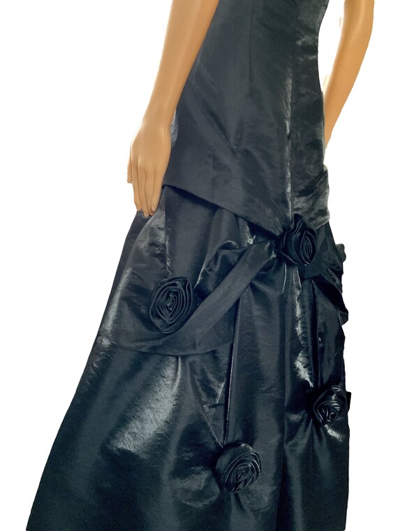 80s Black Cosplay Dress Prom Halloween Party Dress