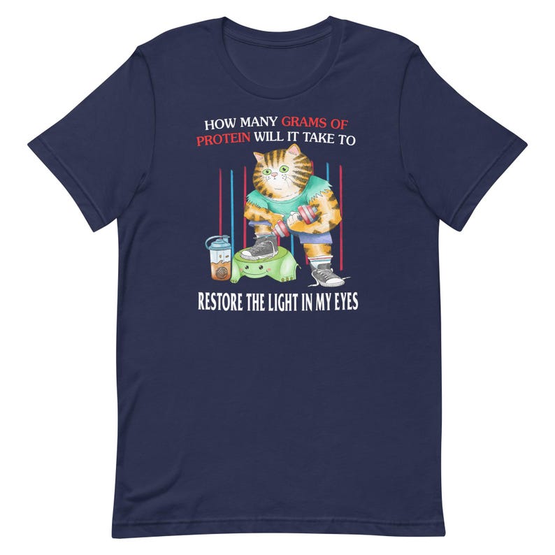 Gym Cat Unisex t-shirt