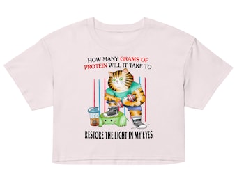 Gym Cat Women’s crop top