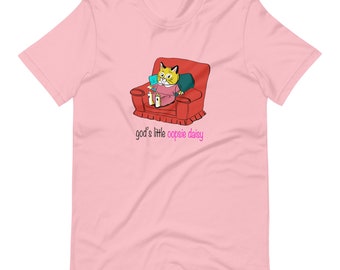 Gods little oopsie daisy Unisex t-shirt (Bella+Canvas 3001 Shirt)