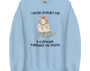 Regretti and Meatballs Unisex Sweatshirt
