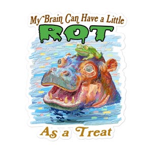 Brain Rot Bubble-free stickers