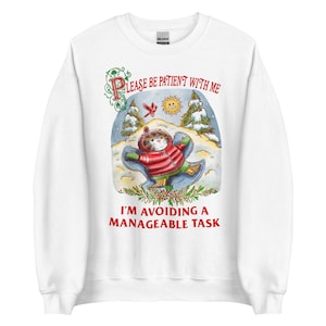 Avoiding Tasks Unisex Sweatshirt