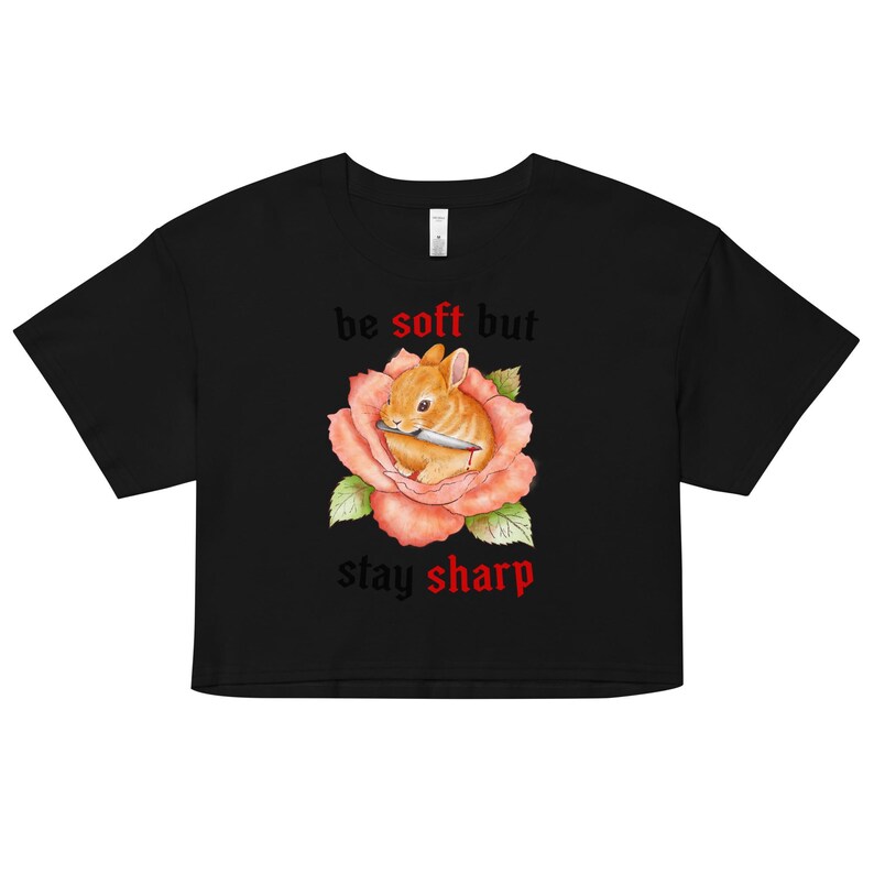 Stay Sharp Women’s crop top